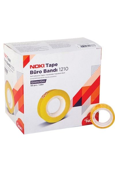 Noki Pack of 60 Cellophones Tape (BUROY BAND) - 12mm X 10 Meters