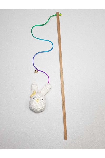 Be Cat Amiguri Rabbit Figured Cat Fishing Rod with Bells