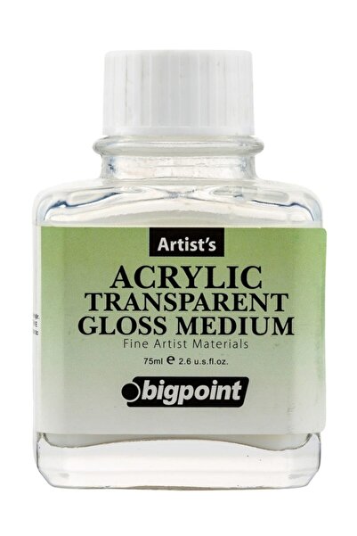 Bigpoint Şeffaf Parlak Medyum 75 ml (Akrilik Boya)