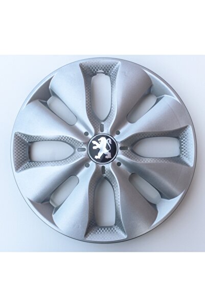 Peugeot Partner Tepee 14"inç Kırılmaz 4 Adet 1 Takım Gri Jant Kapağı