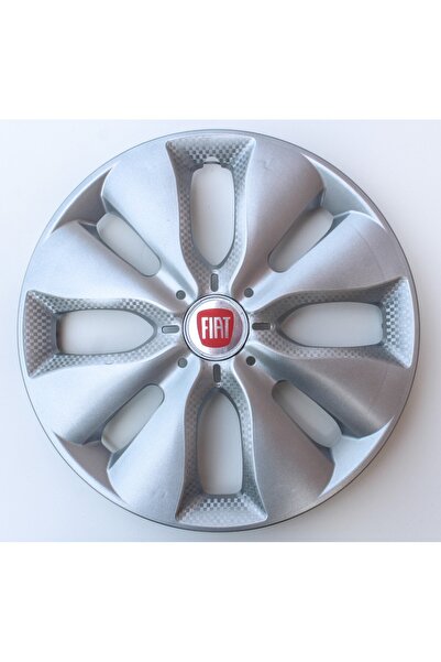 Fiat Fiorino 14"inç Kırılmaz 4 Adet 1 Takım Gri Jant Kapağı Seti