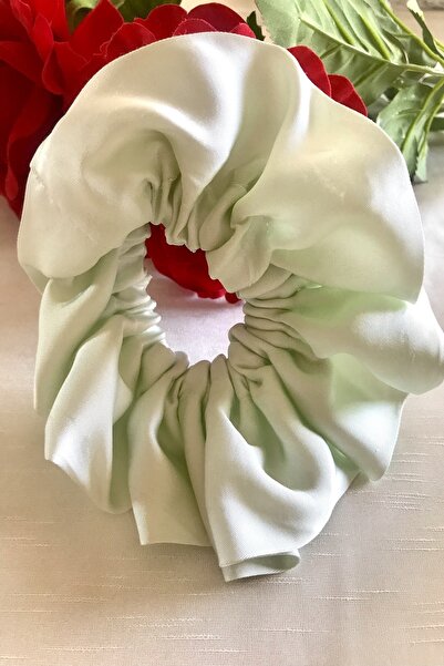 alsaccessories Πράσινη σατέν αγκράφα