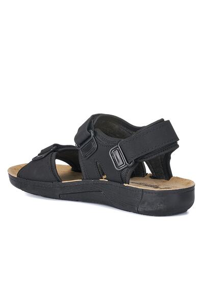 İmerShoes Casual Men's Comfortable Thick Anatomical Sole Stitched Velcro Sandals Outdoor Summer Beach Sea Pool