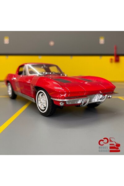WELLY Chevrolet Corvette 1963 1/24 Ölçek *c&c Model Garage* Diecast Metal Model Araba