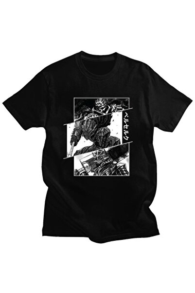 GALASHOP Anime Berserk Guts Klasik Japon T-shirt