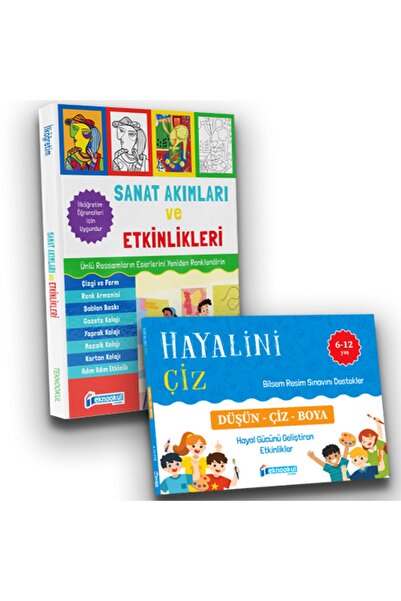 Teknookul Yayınları Bilsem Mülakat Resim Sınavı Hazırlık 2'li Resim Seti Sanat Akımları - Hayalini Çiz