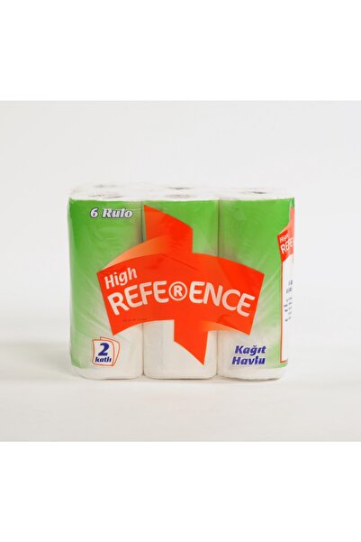 Reference منشفة ورقية عالية - 6 قطع 100% من السليلوز النقي بطبقة مزدوجة منشفة...