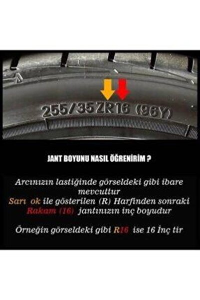 JANTİJANT Tofaş Şahin 13'' Esnek Jant Kapağı 1takım (4 Adet )