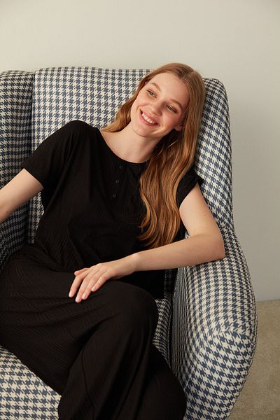 Penti Pajama Bottoms - Black - Relaxed