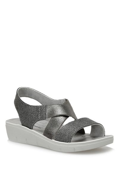 Polaris 162555.pz2fx Silver Women's Sandals