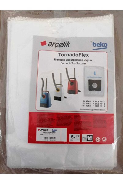 Beko Arçelik Tornadoflex Cloth Bag Original 5 Pieces