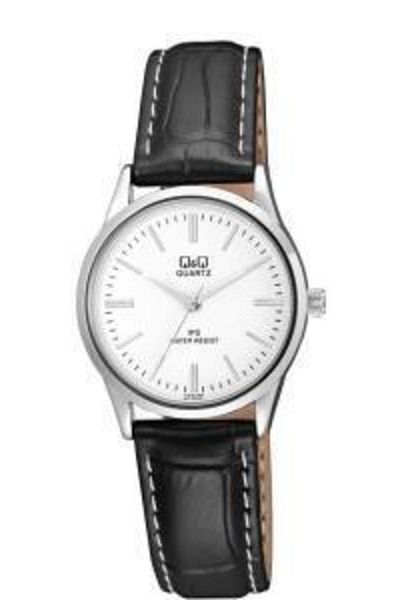 Q&Q Women's Leather Wristwatch C215