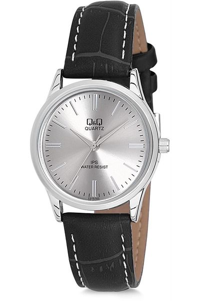 Q&Q Women's Leather Wristwatch C215