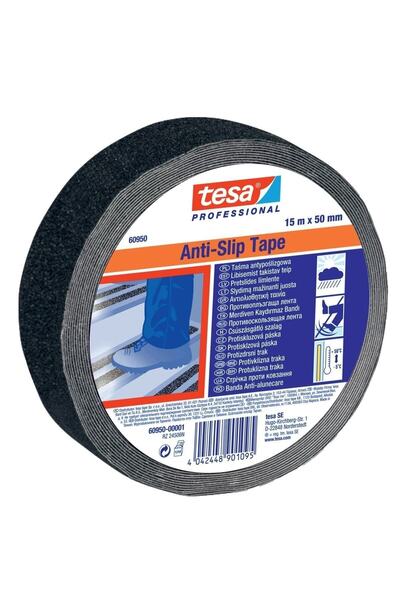 Tesa 60950 / 25mmx15mt / Zemin Merdiven Kaydırmaz Bant Siyah
