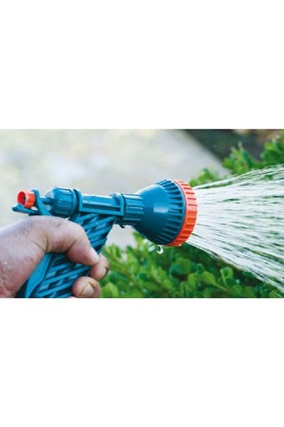 RENK YAPI RÜYASI 1/2finger Water Hose with Handheld Strainer Gun for Watering Vegetable Seedlings Flowers Grass Without Damage