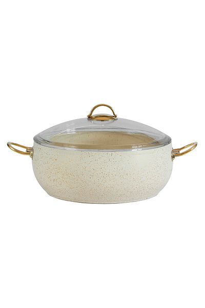 Leydi Elite Ivory 7 Piece Granite Pot Set