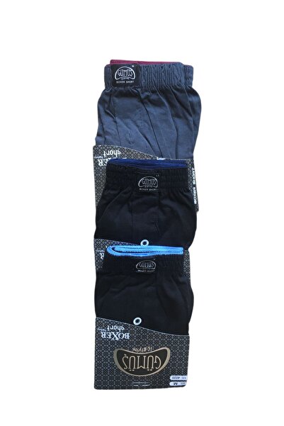 GÜMÜŞ Εσώρουχα μονόχρωμα 3 τεμάχια ανδρικά σορτς μπόξερ (μ)