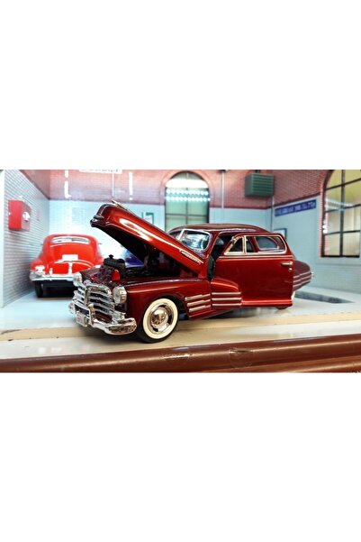 Motor Max Motormax 1948 Chevy Aerosedan Fleetline Bordo 1:24 Model Araba