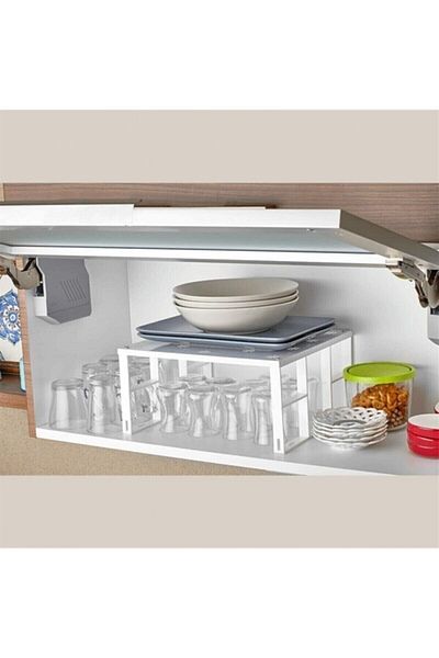 MAWT 1Pc Large Closet Organizer - Ράφι, Σχάρα για Ποτήρια και Ράφι οργάνωσης