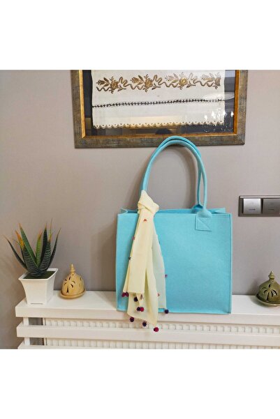 MARJİNAL W CLUB Kopya - Keçe Omuz Çantası