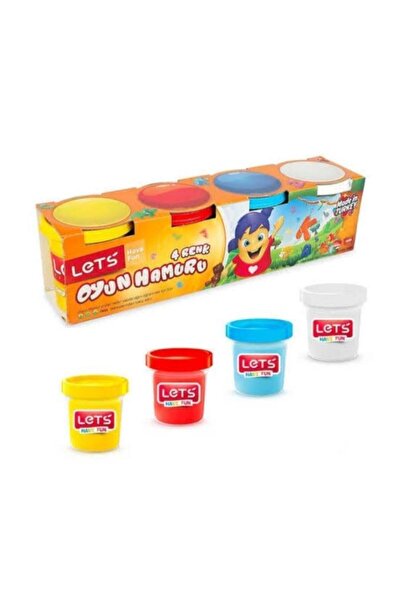 Lets Oyun Hamuru 4 Renk 460 Gr L8440