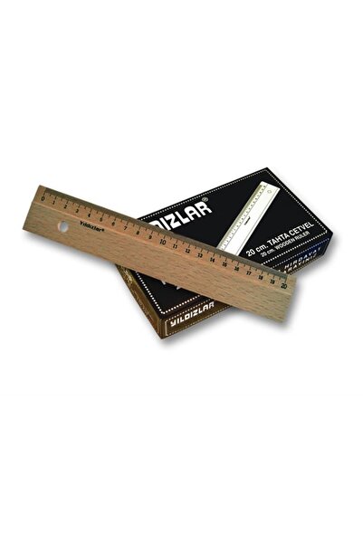 Yıldızlar Ξύλινος χάρακας 20 cm - Κωδ.090