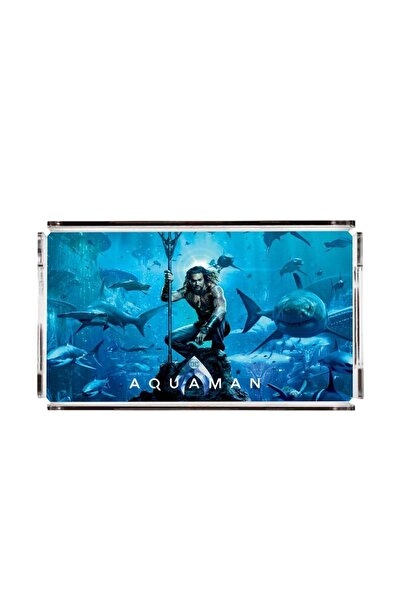 Adawall صينية أكوامان من البليكسي - 40×24 سم (منتج مرخص من وارنر بروس)