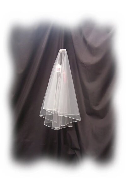 SCKN Aksesuar طرحة زفاف بسيطة وأنيقة بطول 1.5 متر