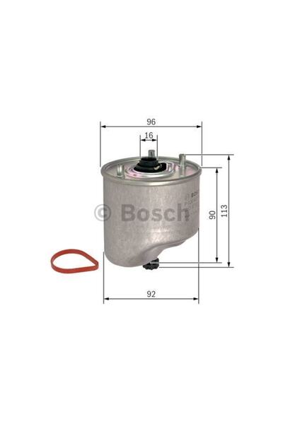 Mazot Filtresi Focus Fiesta 09 S60 C30 1.4 1.6 Tdci