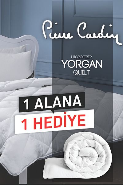 Pierre Cardin 2-Piece Microfiber Quilt Double