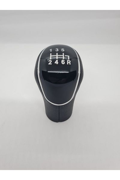 Favori Auto Parts Nissan Navara Black Leather Gear Shift Knob 6 Speed
