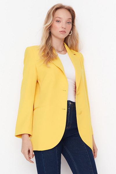 Trendyol Collection Blazer - Gelb - Oversized