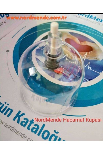 Nordmende 100 Adet 6 No Siyah Inci Gold Hacamat Kupası. 1 Adet Hacamat Kalemi