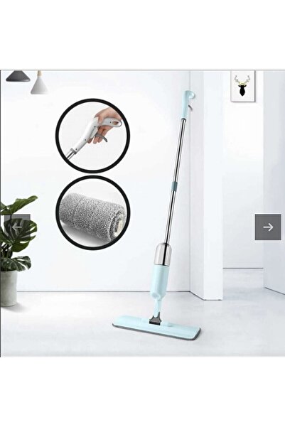 İstoç Türk Microfiber Paspaslı Spreyli Mop Temizlikte Yılın Ürünü Metal Sap Büyük Su Tanklı %100 Türkmalı Yeni