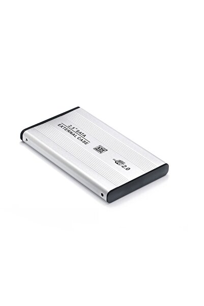 WOZLO 2.5 Usb Sata Hdd Ssd Harddisk Kutusu Aliminyum Gövde Harici Hdd Kutu - Siyah