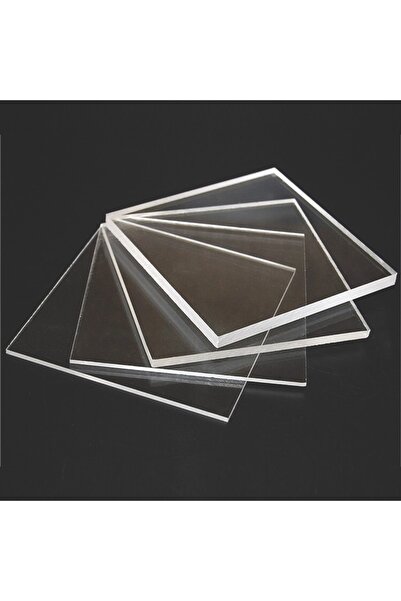 Işık Plastik 40x40cm Şeffaf Pleksi Pleksiglas Levha | 2.8 - 3mm Şeffaf Pleksi