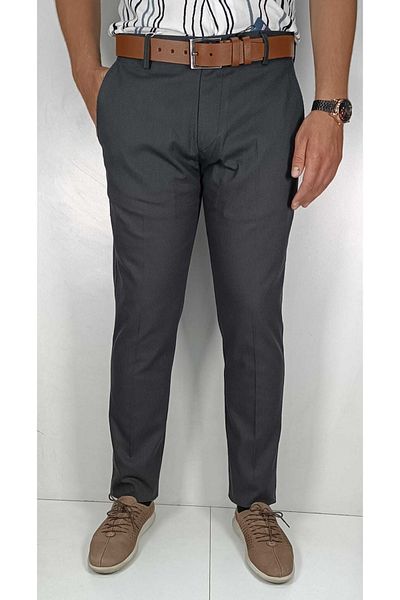 Bomonti Men's Flexible Honeycomb Patterned Cotton Takok Trousers