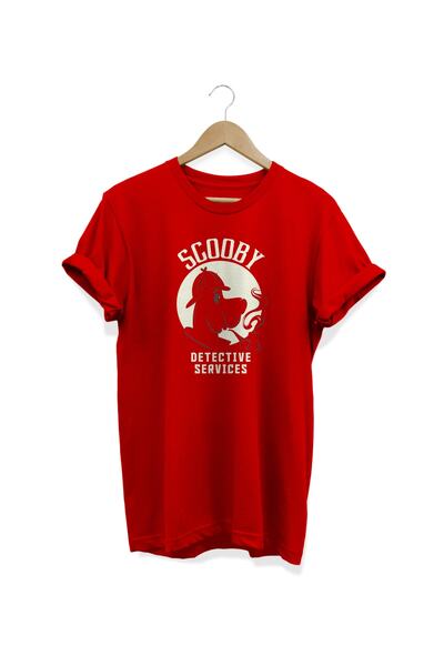 WİDİ Scooby Štampano Crveni T-shirt
