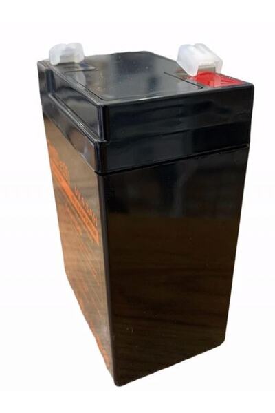 ATAELEKTRONİK 6 Volt 4a 6 V 4 Amper Yeni Üretim Şarjlı Şarzlı Fener Işıldak Süpürge Akülü Çocuk Oyuncak Aküsü