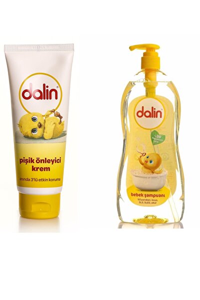 Dalin Diaper Rash Cream and Eye-Free Shampoo - 100ml+900ml