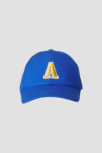 AC&Co / Altınyıldız Classics Men's Saks Blue 100% Cotton Embroidered Hat
