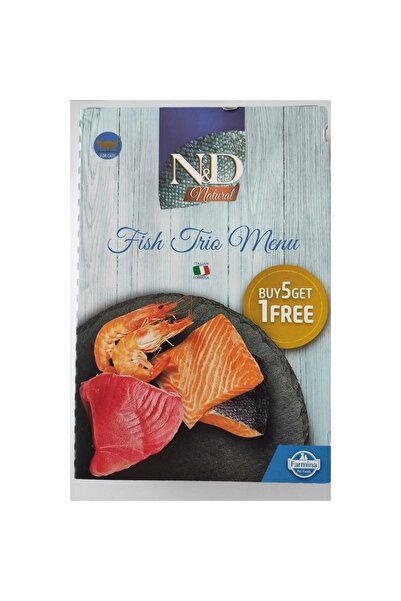 N&D Tahılsız Mix (2 Adet Ton-somon, 2 Adet Ton-karides, 2 Adet Ton)kedi Konse...