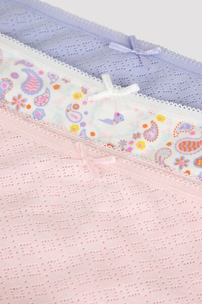 Penti Multicolored 3-Piece Slip Panties
