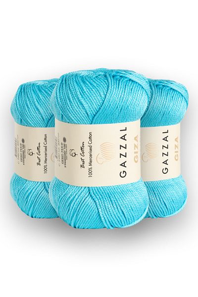 Gazzal Giza 50gr 3’λιη Συσκευασία Amigurumi Μερσεριζαρισμένο Βαμβακερό Νήμα Χειροποίητης Κάλτσας Taka Yarn (2480)