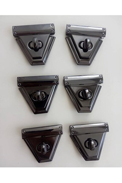 D'S Bag Accessory Black Triangle Lock