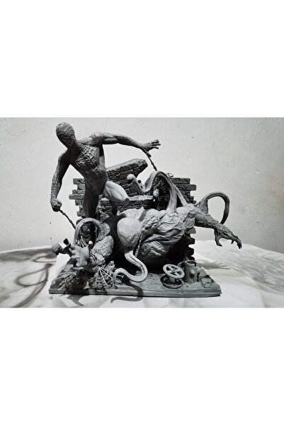 TuransoyCraft Spiderman Vs Venom Detaylı Biblo Büyük Boy