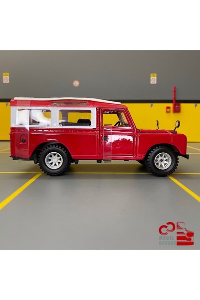 Burago Land Rover Series II 1/24 Scale *c&c Model Garage* Diecast Metal Model Car