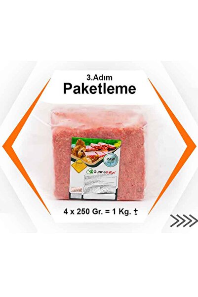 Genel Markalar Gurme Barf - Raw Specıal - 10 Kg Doğal Çiğ Köpek Maması - (250 GR’LIK PORSİYONLAR HALİNDE)