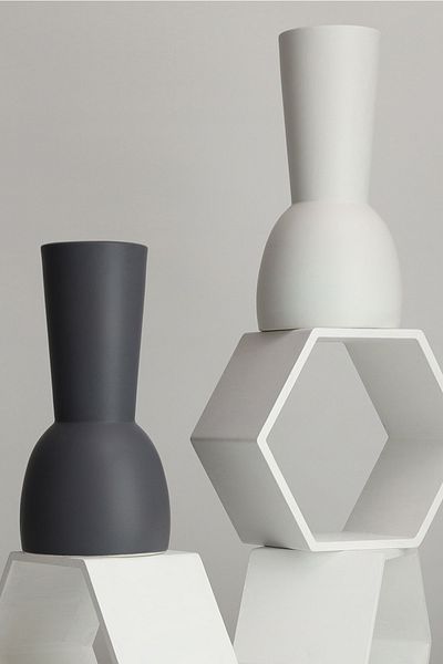 Beige & Stone Vasă Venessa Antracit Obiect Decorativ