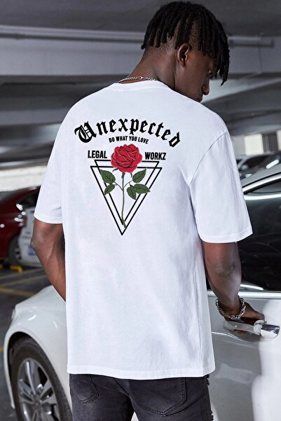 İnsane Minds Unex Футболка Oversize з принтом троянди